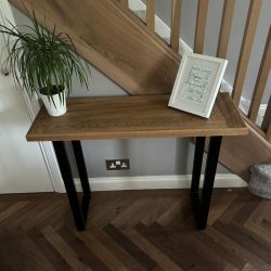Brushed console table 2